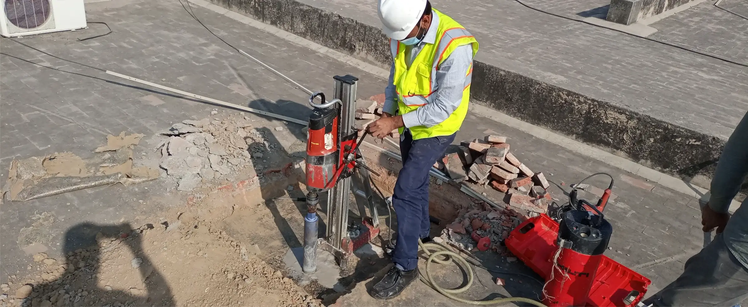 Building Standards ltd provides efficient and reliable services like extraction of cores and drilling services and many other projects all over Pakistan.