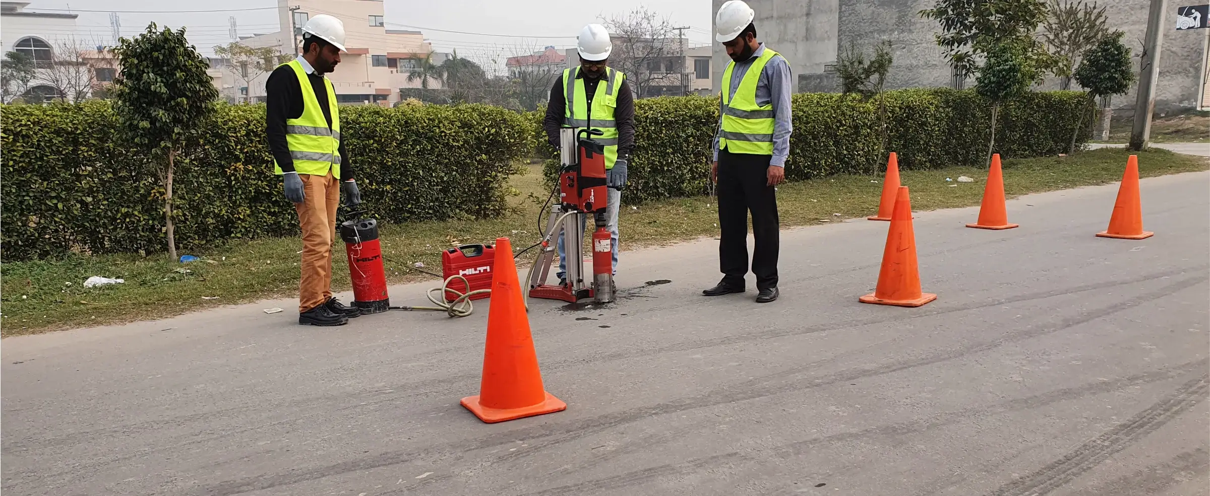 Building Standards Limited Provide a wide range of pavement investigations in roads, runways, and all fields of engineering. We help the engineers to formulate the design and remedial measures for repairs and rehabilitation of damaged roads and runways.